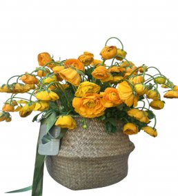 Sepet erengül Mix pembe buket